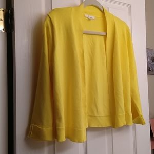 Cropped open sweater/top